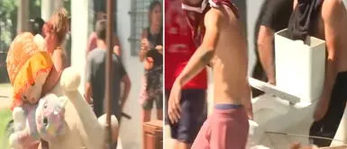 En Argentina, la muerte de un menor ha movilizado a todo un barrio en Rosario. Foto: captura de TN No dejaron ni el inodoro: saquearon casa de narco acusado de matar a niño en Argentina