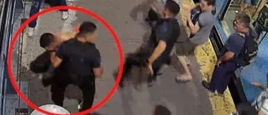 Delincuente argentino quiso secuestrar a niño en tren eléctrico, pero es detenido a golpes por pasajeros Delincuente argentino quiso secuestrar a niño en tren eléctrico, pero es detenido a golpes por pasajeros
