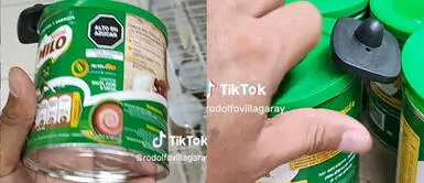 El pequeño detalle se volvió viral en redes sociales. Metro pone broches de seguridad a las latas de Milo, pero cliente descubre error y es viral en redes sociales