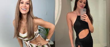 Maju Mantilla y Karina Borrero con faldas andinas Maju Mantilla y Karina Borrero llevan la tendencia de minifalda andina junto a Milena Warthon