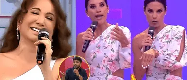 Janet Barboza le responde a María Pía Copello sobre entrevista de Rafael Cardozo. Janet Barboza le aclara las cosas a María Pía sobre entrevista a Cardozo: “No vamos a pelear como las vecinas”