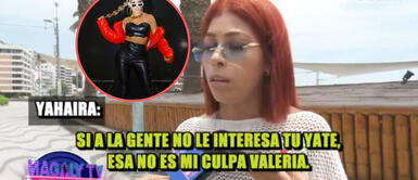 La dueña del yate se mostró indignada por las excusas de la salsera. Yahaira Plasencia es denunciada por no cumplir con acuerdo de canje: "si a la gente no le interesa tu yate, no es mi culpa"