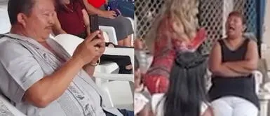 La escena se volvió viral en redes sociales. Mujer se enfurece con animadora durante show infantil: "No le bailes a mi esposo"