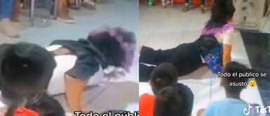 El payaso se cayó, pero no se preocuparon por él. Payasito se fue de 'cara' y usuarios muestran preocupación, pero no por él: "¿El piso se rompió?"