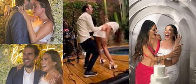 Se presentó la orquesta de salsa ‘La Combinación de la Habana’, que pusieron a bailar a todos . Alessandra Fuller y Francesco Balbi realizan increíble fiesta de compromiso con tremenda rumba