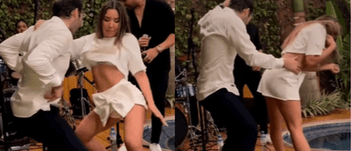 Ale Fuller baila timba con su prometido Ale Fuller se animó a bailar timba y usuarios comentan: “Mi tía de La Molina cuando va al Callao”