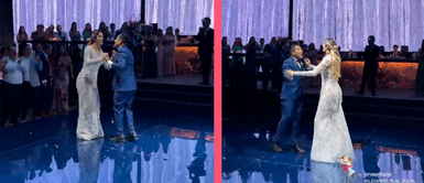 “El príncipe de Gamarra” y Pamela Marrache contrajeron matrimonio y así fue su primer baile “El príncipe de Gamarra” y Pamela Marrache contrajeron matrimonio y así fue su primer baile