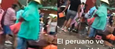 El peculiar negocio del señor se volvió viral en redes sociales. Peruano aprovecha las lluvias para emprender negocio y usuarios enloquecen: "¡Mente de tiburón!"