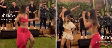 Luciana Fuster en la fiesta de compromiso de Ale Fuller. Luciana Fuster en la fiesta de compromiso de Ale Fuller.