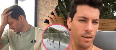 Patricio Parodi se alarma al ver la lluvia Patricio Parodi preocupado por su mansión de millones de dólares y la lluvia: "Ahorita se cae mi techito"