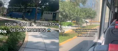 El transporte es usado por los estudiantes sanmarquinos. Estudiante de San Marcos muestra cómo es viajar en el "Burrito" y usuarios dicen: "Es otro nivel"