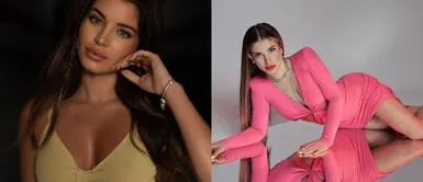 Flavia Laos. Foto: composición LR/captura de Instagram Flavia Laos causa furor en programa radial en Buenos Aires con un seductor outfit retro