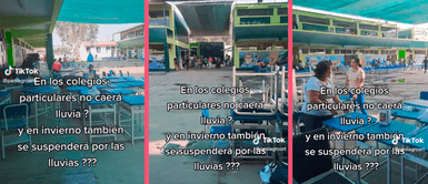 Mujer indignada con suspensión de clases en colegios nacionales por lluvias: ¿Acaso en los particulares no llueve? Mujer indignada con suspensión de clases en colegios nacionales por lluvias: ¿Acaso en los particulares no llueve?