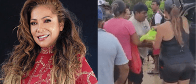 Marisol envía víveres para damnificados Marisol se solidarizó con damnificados del norte y les llevó ayuda tras fuertes lluvias