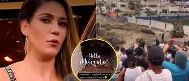 Tilsa Lozano pide por ciudadanos de Punta Hermosa y del Perú que se han visto afectados por los huaicos. Tilsa Lozano en Punta Hermosa: agua ingresa a su hogar y modelo pide apoyo para afectados por el huaico