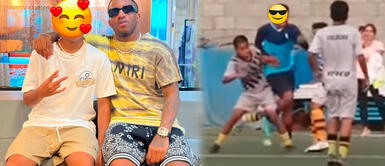 El hijo de Jefferson Farfán y Melissa Klug la está rompiendo en el Regatas Club Lo que se hereda, no se hurta: así juega el hijo mayor de Jefferson Farfán y Melissa Klug