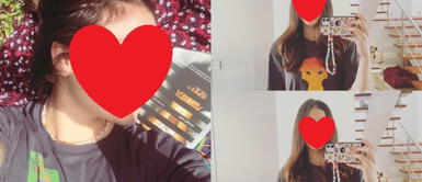 kyara villanella con vestido de encaje Kyara Villanella acapara los reflectores con romántico vestido de encaje azul marino