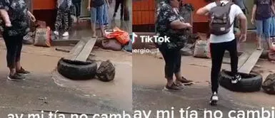 Una señora se volvió viral por crear un puente y luego cobrar a las personas que desean pasar. Peruana instala puente para evitar que personas se mojen, pero cobra 50 céntimos: "Eso es extorsión"