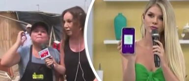 Brunella Horna yapea S/ 500 a damnificada, pero cocinera dona el doble y se lleva los aplausos en América hoy Brunella Horna y chef de América Hoy hacen donativo para damnificada por huaicos