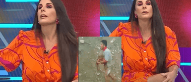 Rebeca Escribens se conmueve al ver a niño arrastrado por el huaico Rebeca Escribens se quiebra con escena del niño de dos años que fue arrastrado por el huaico