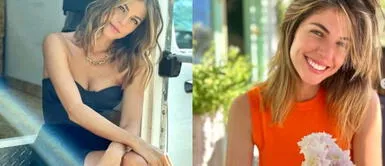 Stephanie Cayo look en evento internacional Stephanie Cayo arrasa en Amazon studios con una fascinante falda peruana tejida