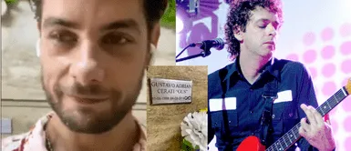 Andrés Wiese emocionado en la tumba de Gustavo Cerati Andrés Wiese se quebró al visitar la tumba de Gustavo Cerati, su ídolo musical: "Adiós y gracias"