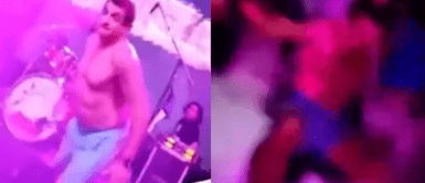 Sergio Galliani sufre aparatosa caída en concierto Sergio Galliani se lanzó sobre el público en pleno show, pero nadie lo agarró: "Buen regreso de Chabelos"