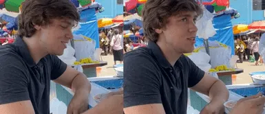 La reacción del joven se volvió viral en las redes sociales. La reacción de un ciudadano alemán se vuelve viral al comer tocosh por primera vez: "No está mal"