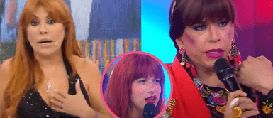 Magaly Medina contra Ernesto Pimentel Magaly Medina cuestiona que la 'Chola Chabuca' proteja identidad del acosador de la 'Uchulú': "¿Por qué callas?"