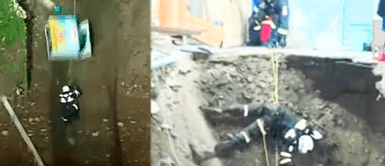 Rescatista está grave luego de que una congeladora le impactara mientras buscaba a desaparecidos Rescatista está grave luego de que una congeladora le impactara mientras buscaba a desaparecidos