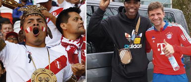 Cuto Guadalupe se lució con Thomas Muller en Múnich "Un crack mundial y a su lado un tal Müller": Hinchas de Perú se emocionan por foto de Cuto Guadalupe