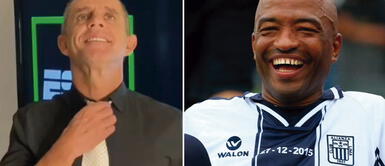 Julinho agarró de punto a Waldir Sáenz en vivo Julinho se burla de la calvicie de Waldir Sáenz: "Eres un helado de chocolate"