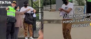 El joven se llenó de nervios y llevó su mochila al examen de admisión. Postulante comete 'blooper' al llevar mochila y celular a examen de admisión: “Son los nervios”