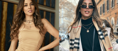 Luciana Fuster cautiva en redes sociales con sus outfits. Luciana Fuster alborota Instagram con hermoso vestido metálico