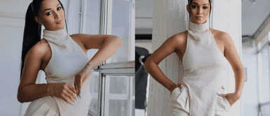 Angie Arizaga impacta con sus outfits en redes sociales. El estilo único de Angie Arizaga se refleja en su nueva colección de ropa