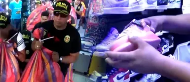 Policía decomisan dos mil pares de zapatillas valorizadas en 800 mil soles en Polvos Azules Policía decomisan dos mil pares de zapatillas valorizadas en 800 mil soles en Polvos Azules