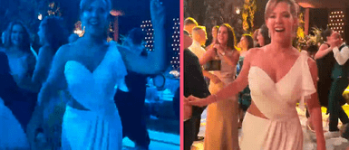 Maritere Braschi sorprende con atrevidos pasos de baile en su boda con el empresario Guillermo Acha Maritere Braschi sorprende con atrevidos pasos de baile en su boda con el empresario Guillermo Acha