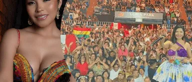 Yarita Lizeth brilla en Luna Park, Argentina Yarita Lizeth triunfa en Argentina tras la cancelación de su concierto en Lima por apoyar protestas contra Dina Boluarte