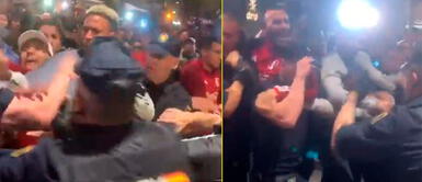 Pedro Gallese fue violentado en España. Pedro Gallese es agarrado por cinco policías españoles y acaba con la casaca rota: "Nos metieron puñetes"