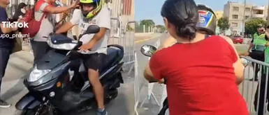 El señor se llevó las palmas al ayudar a los postulantes de San Marcos. Motorizado ayudó a postulantes a llegar a tiempo al examen de San Marcos: "Es un ángel"