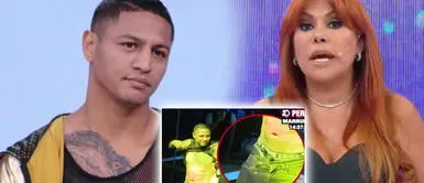Magaly arremete contra Jonatha por presumir pistola en show Magaly Medina arremete contra Jonathan Maicelo por lucir pistola en show: "Como matón de barrio"