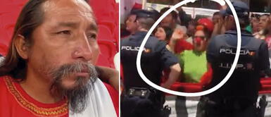 La selección peruana recibe el aliento de sus hinchas en España Atrasan al hincha Israelita: Keka alentó a la selección peruana en España