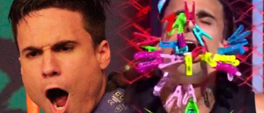 Gino Assereto la paso mal con castigo extremo en "Esto es guerra". EEG: Gino Assereto gritó de dolor EN VIVO tras soportar 30 ganchos en su rostro