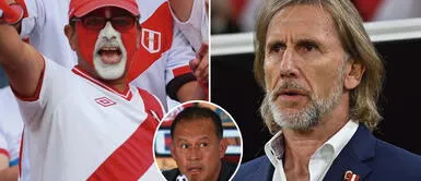 Ricardo Gareca es aclamado por los hinchas de la selección peruana Hinchas de la selección extrañan a Gareca: "Lárgate, Reynoso; que venga el 'Tigre'"