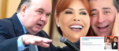 Magaly Medina: su esposo Alfredo Zambrano es criticado por negocios con Rafael López Aliaga Critican a Alfredo Zambrano por pagos que recibió de Municipalidad de Lima: "Triplicó sus ingresos"