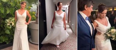 Maritere Braschi usó dos lujosos y sofisticados vestidos en su boda con el empresario Guillermo Acha. Maritere Braschi y los costosos vestidos en DÓLARES que pagó para su boda con Guillermo Acha