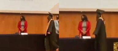 La profesora ignoró a la joven en la ceremonia de graduación. Joven se gradúa, pero profesora le hace desplante en público: "La mirada del desprecio"
