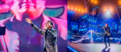 Christian Yaipén llora en concierto de Grupo 5 tras 'aparición' de su padre Christian Yaipén rompe en llanto y canta con su padre en concierto del Grupo 5 tras aparición en pantalla LED