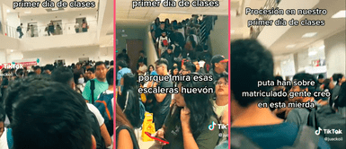 Estudiantes de la UTP denuncian que han 'sobrematriculado' alumnos Estudiantes de la UTP denuncian que han 'sobrematriculado' alumnos: "¿Es uni o línea 1?"