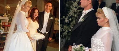 Gisela Valcárcel y Roberto Martínez tuvieron una lujosa boda en la capital, la cual es recordada como la 'Boda del siglo'. Gisela Valcárcel y Roberto Martínez: Así fue la boda más lujosa y sintonizada del Perú
